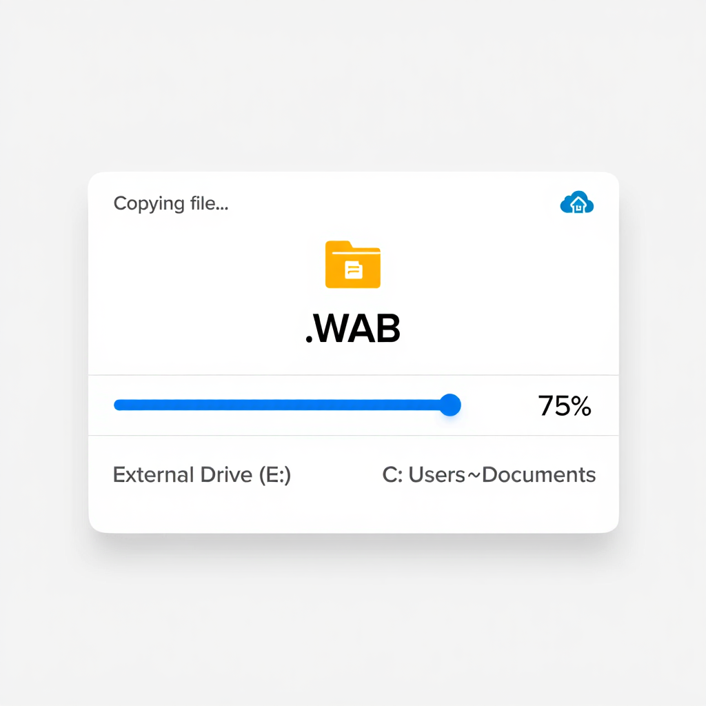 Backup Export WAB File Steps