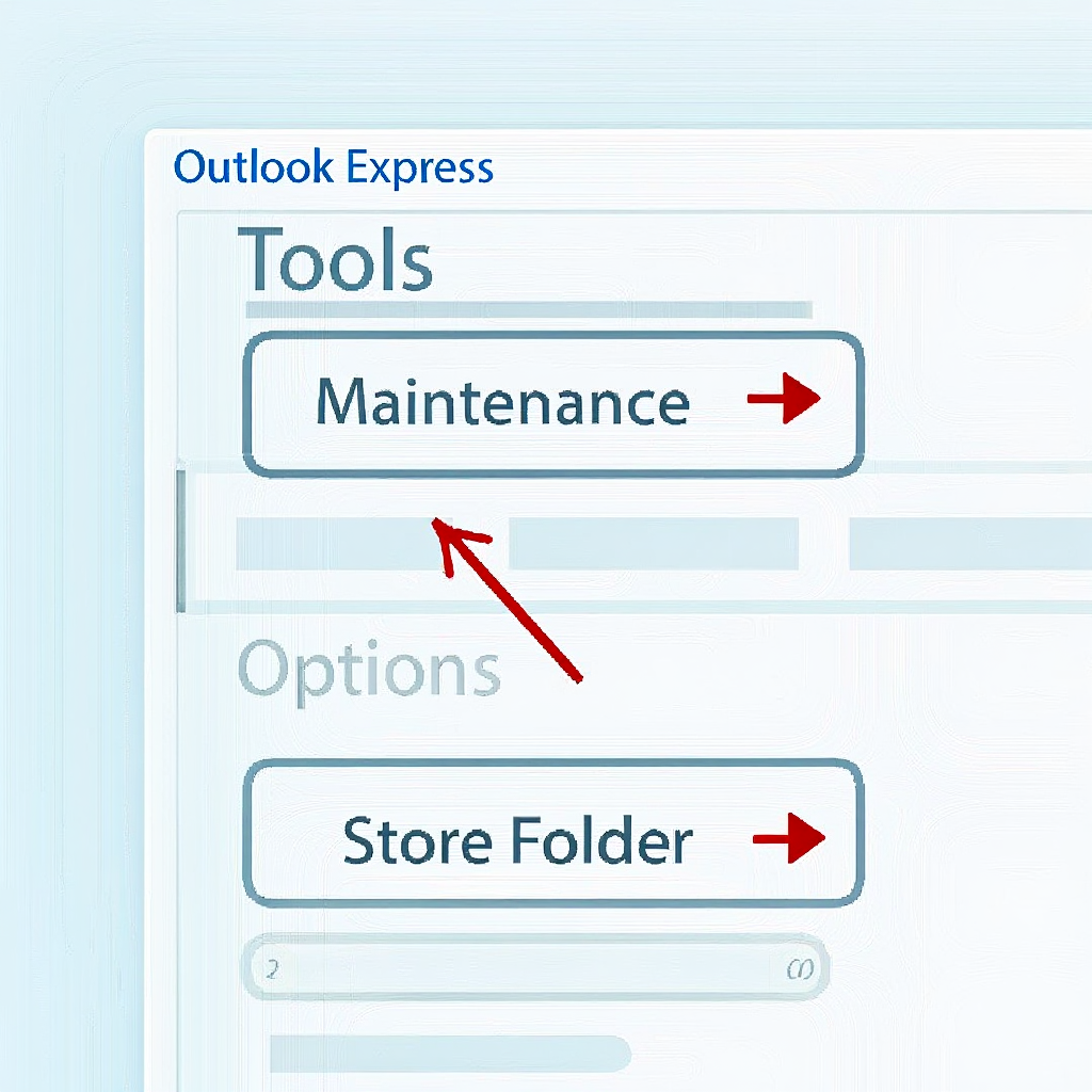 Find Outlook Express Store Folder Steps