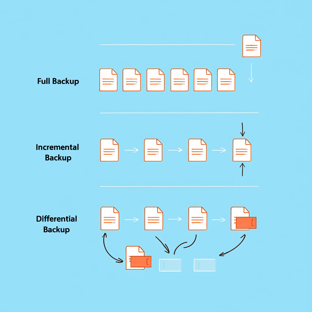 Full Incremental Differential Backup Methods